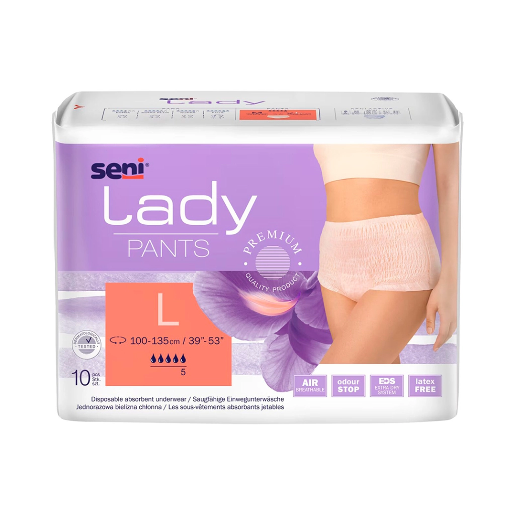 Подгузники-трусики впитывающ. женские Seni Lady Pants Large упаковка №10