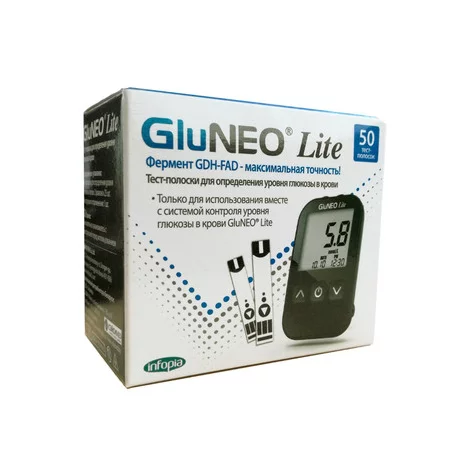 Тест-полоски GluNEO Lite упаковка №50