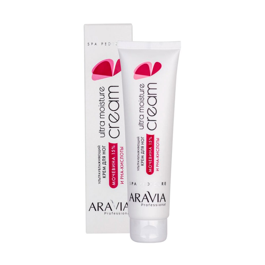 ARAVIA Professional крем для ног ультраувлажняющий с мочевиной 15% и PHA-кислотами 100мл №1