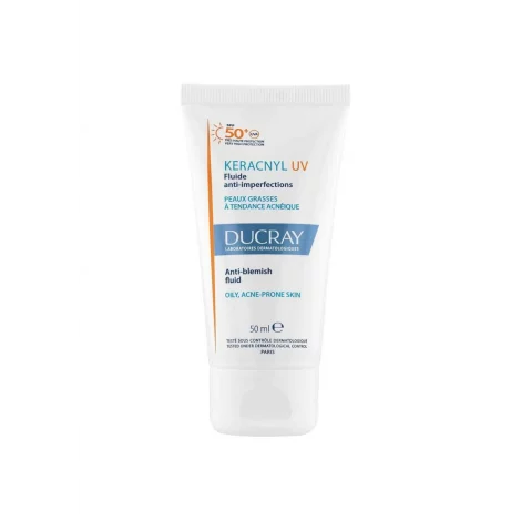 Ducray Keracnyl UV флюид для жирной кожи SPF 50+ 50мл №1