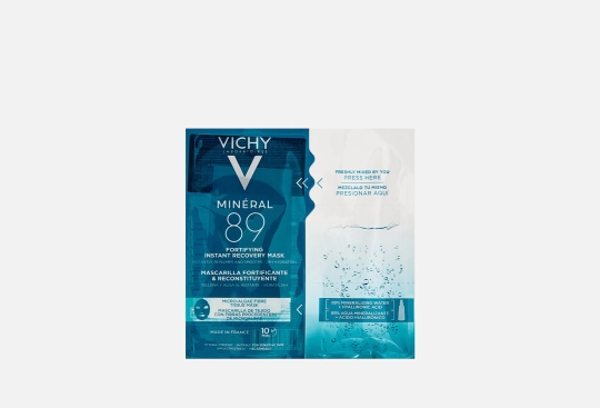 VICHY Mineral 89 маска-экспресс на ткан.основе из микроводорослей д/интенс.увлажн. и укрепл. барьера кожи 29г №1