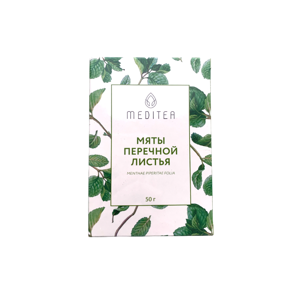 Мяты перечной листья лек. сырье измельчен. 50г упаковка №1