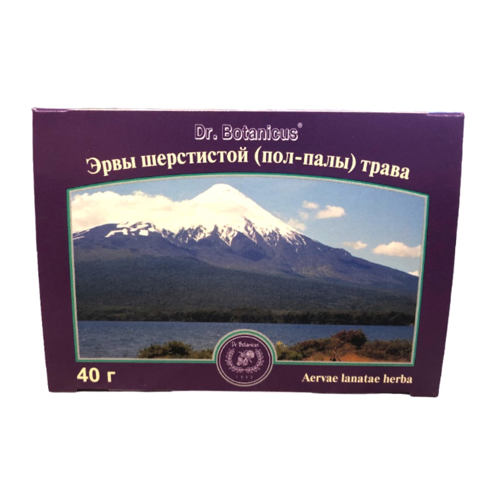 Эрвы шерстистой (Пол-палы) трава лек. сырье измельчен. 40г упаковка №1