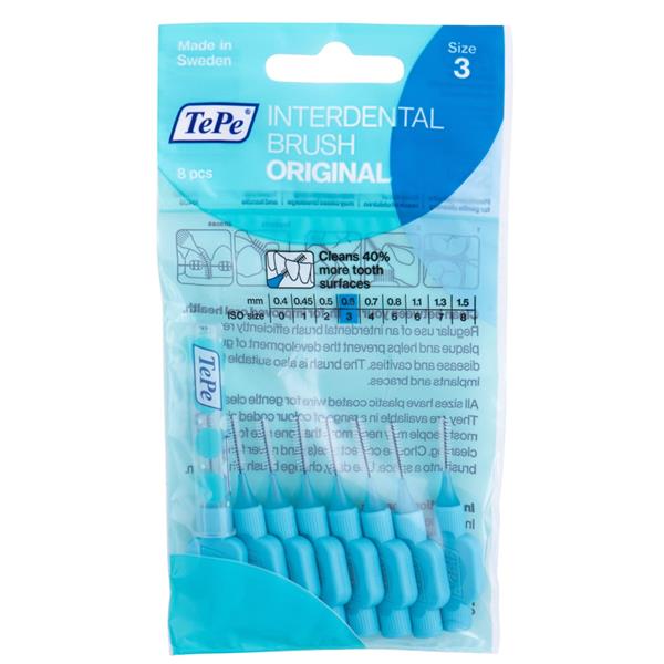 Межзубный ершик TePe Original size 3 (0.6mm) №8