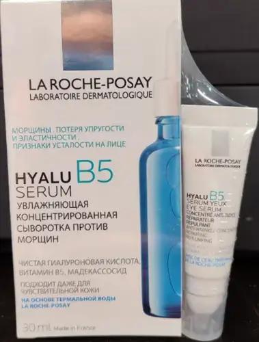 La Roche-Posay Hyalu B5 уход против морщин 40мл+сыв-ка для конт. глаз против морщ., темных кругов и следов усталости 5мл набор №1