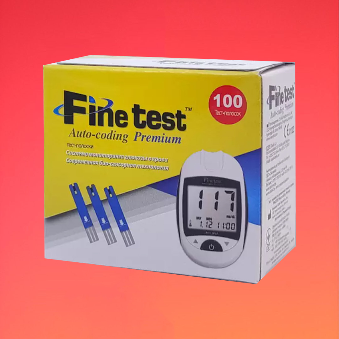 Тест-полоски Finetest Auto-coding Premium упаковка №100