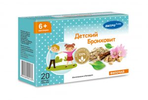 Детский бронховит БАД фиточай 1,2 фильтр-пакет №20