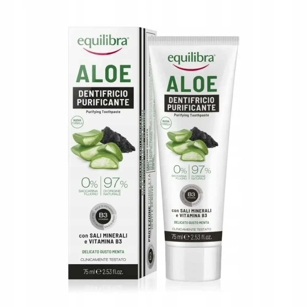 Equilibra Aloe зубная паста очищающая 75мл №1