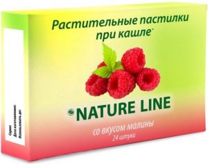 Леденцы с растительными экстрактами БАД со вкусом малины 2,5г упаковка №24