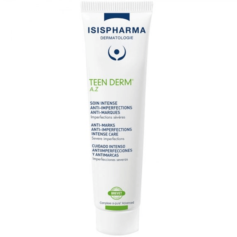 Isispharma Teen Derm α-pure гель-крем интенс. ухода за кожей с выс. степен. выраж. акне новая ф-ла без аромата 30мл №1