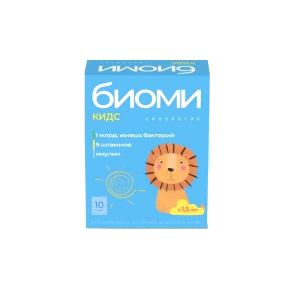 Биоми Кидс БАД пор-к 1 000мг саше №10