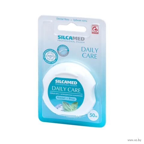 Зубная нить SILCAMED Professional Pharm Daily care 50м №1