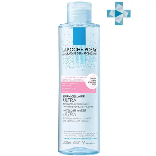 La Roche-Posay Ultra вода мицеллярная для чувствит. и склонной к аллергии кожи 200мл №1