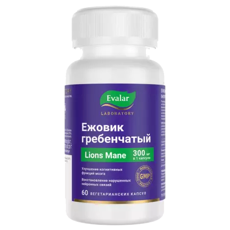 Ежовик гребенчатый БАД капсулы 0,5г упаковка №60