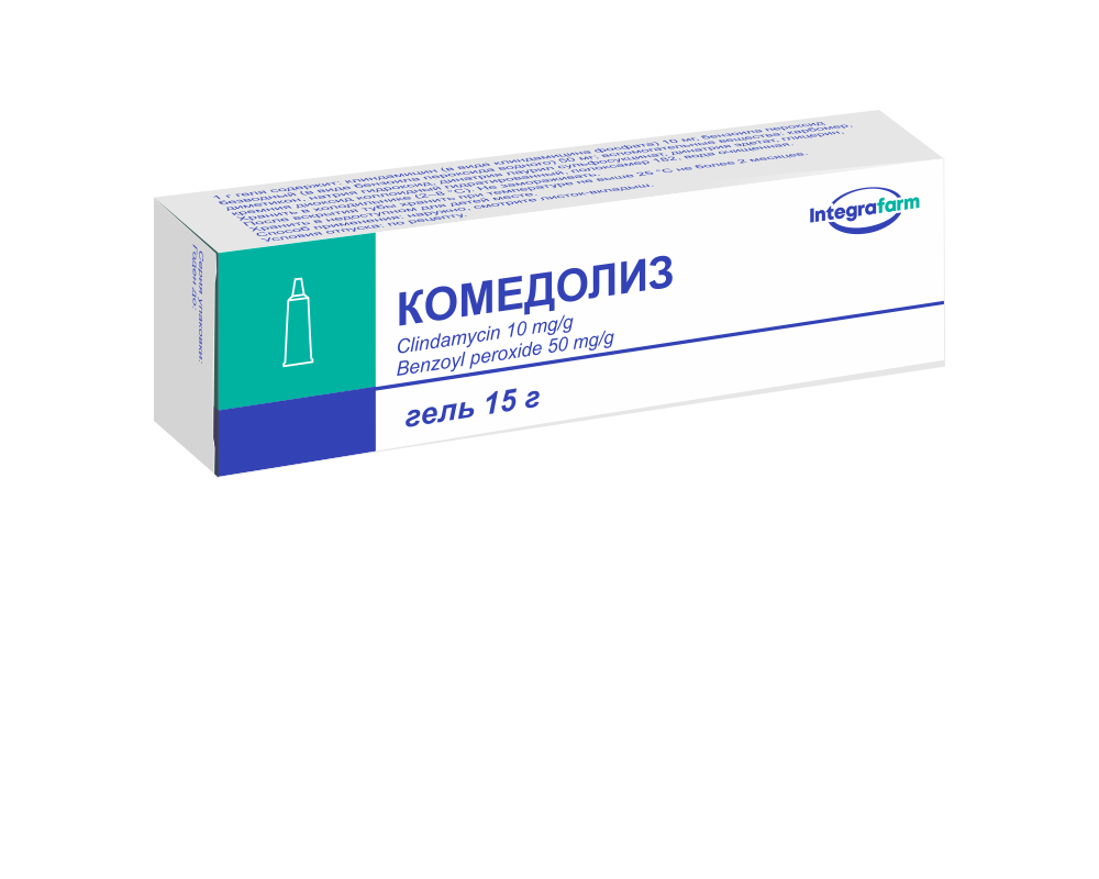 Комедолиз гель для наруж. прим. 10мг/г 50мг/г 15г туба №1