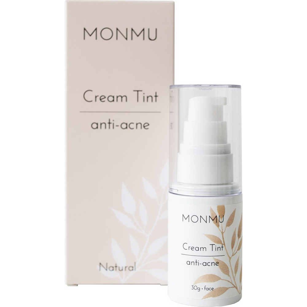 MONMU Крем-тинт Anti-acne с мерцающим эффектом тон светлый 30г №1