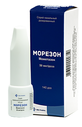 Морезон спрей назальн. 50мкг/доз 18г флакон с распылителем №1